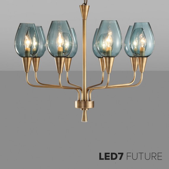 Loft Industry Modern - Sunrise Chandelier